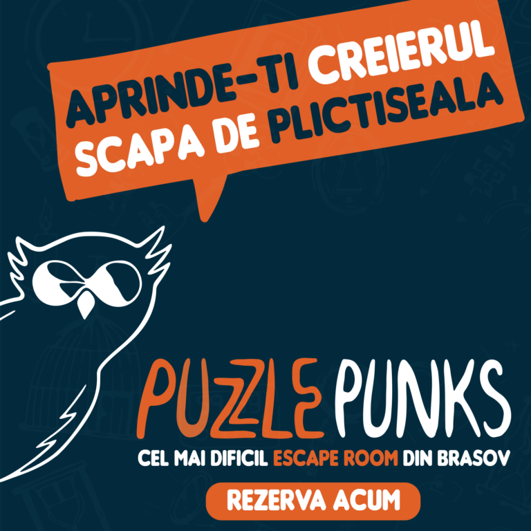 Puzzle Punks cel mai dificil escape room din Brasov